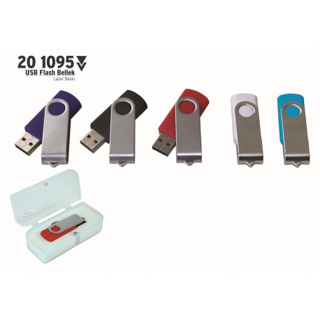 Döner Kapaklı Metal Usb Flash Bellek